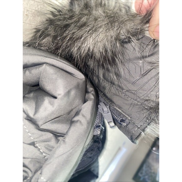 Colombia simply snowy down puffer jacket outdoor winter jacket cozy M Gray Fur - Picture 5 of 9